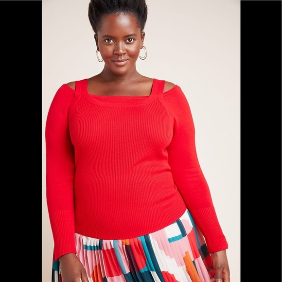 Anthropologie Lightweight Sweater Top NWT SZ 2X - Picture 2 of 9